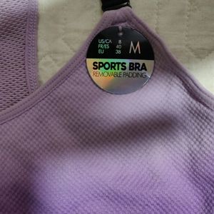 Girls Sports Bra Removable Padding Size M