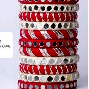 Red N White Bangles ❤️🤍