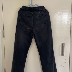 Charcoal Or Faded Black Women’s Jeans