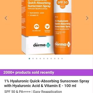 Quick Absorbing Derma Co. Sunscreen