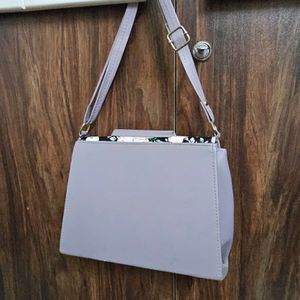 Floral Box-like Sling Bag