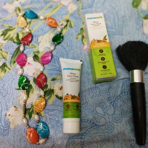 mala,2New Face Mask,Brush,Bracelet,NewPurse,Cluter