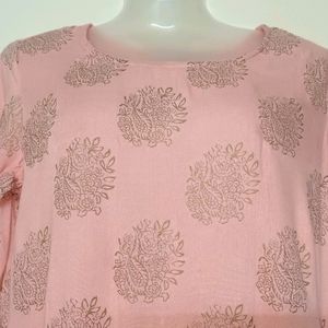 Pretty Peach Kurti