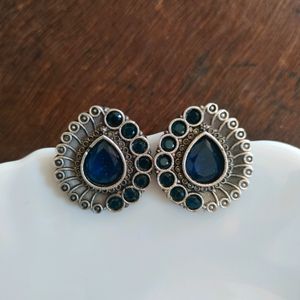 Monalisa Stone Blue Colour Earings..