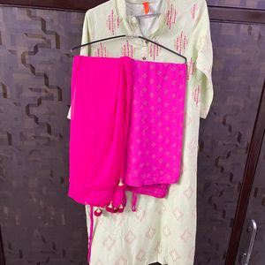 TACFAB KURTI SET with dupatta