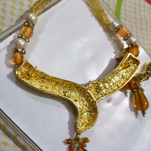 Golden Necklace Set