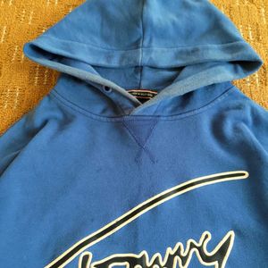 TOMMY HILFIGER BLUE HOODIE