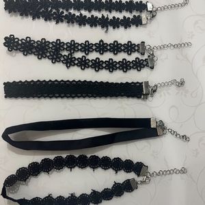 Set Of 5 Chokers