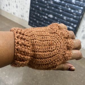 Crochet Catpaw Fingerless Gloves