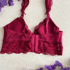 Beautiful Red Lace Padded Bra♥️