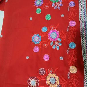 Women Embroidery Saree