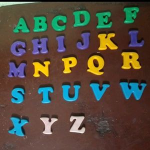 A to Z alphabet with 1 - 9 numbers for kids