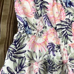 H&M Floral Tube Romper