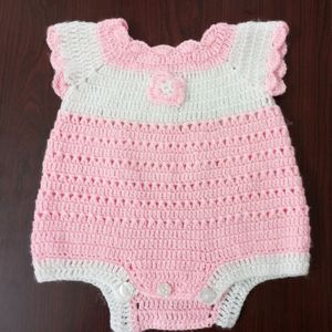 Beautiful Woollen Jumpsuit For New Born Babies...