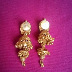 New Double Layer Jhumki Unused