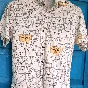 Fantastic And Cool Printed Half Shirt For Men 😎