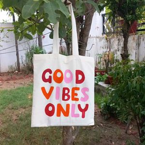 New Good Vibes Only Tote Bag