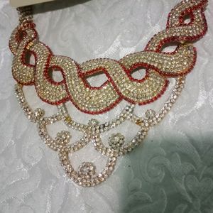 Red and White Gorgeous Necklace