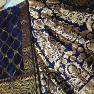 Blue Lahanga Dupatta