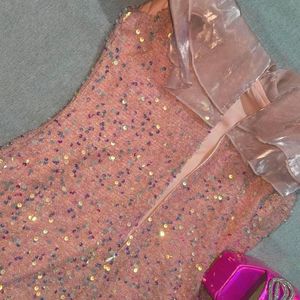 Urbanic Pink Sequin Dress🩷