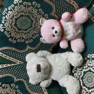 New Teddy 🧸 Pink And White 🆕 Soft Toys