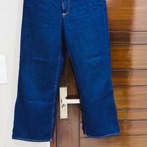 Women Navy Starigh Jeans