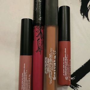 Combo 4 Unknown Brand Lipstick