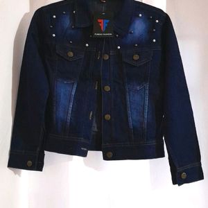 Denim Overcoat For Women (M)