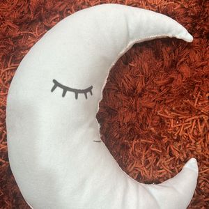 Moon Soft Pillow For Kids Bed Room