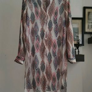 Printed Tunic Top