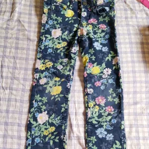 Floral Jeans