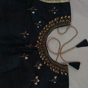 Black Designed Blouse