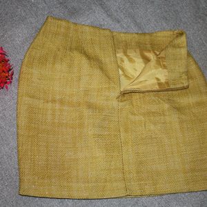 Yellow Mini Skirt