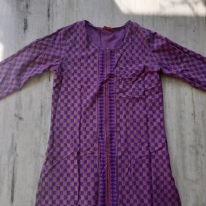 Purple Kurta