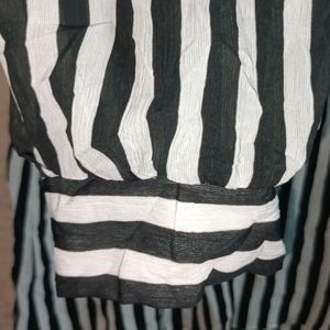 ZARA Fashion Shirt Top Stripped Premium