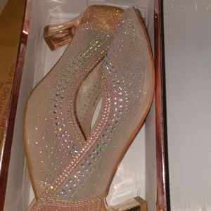 Women Embellished Diamond Heels for Bridal/Wedding