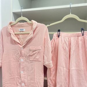 Women’s Pink Set Pyjama Co Ord