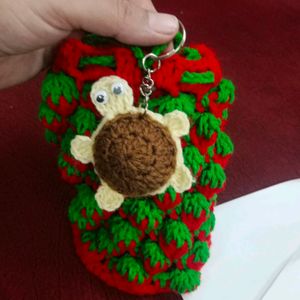 Handmade Crochet 🐢 Keychain