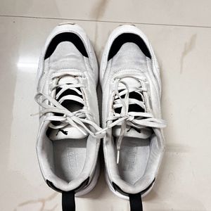 Puma White Sneakers With Original Box