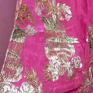 Heavy Gota Patti And Stone Work Sharara Suite