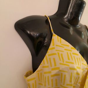 Yellow Printed Top (Women's)