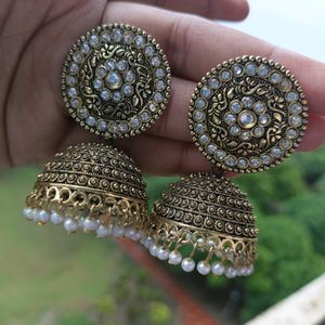 Sparkling Traditional Jhumka✨️🤩