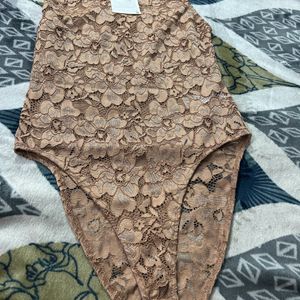 ZARA LACE UP BODYSUIT- WithTAG