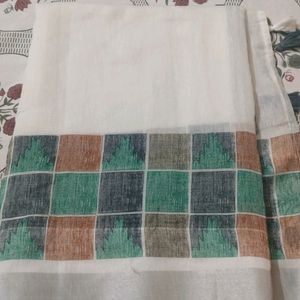 Linen Saree