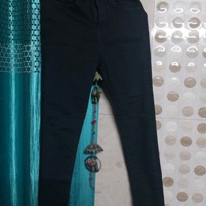 Black Denim Jeans For Girls