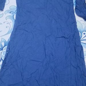 Deep Blue Kurti . Price Drop