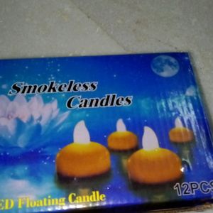 Water Floating Candles- Excellent Box Of Ten