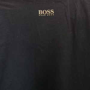 HUGO BOSS Navy Blue Men's Tshirt