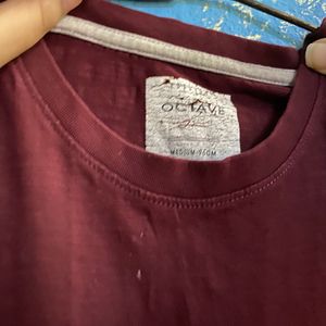 Octave Maroon T-shirt