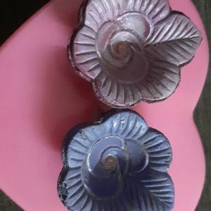 ROSE CANDLE HOLDER PAIR